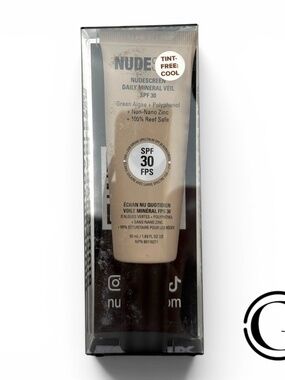 Nudestix Nudescreen Daily Mineral Veil SPF 30 Mineral Sunscreen - COOL 2025